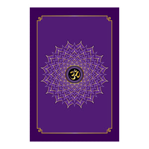 Crown Chakra Hardcover Journal 7.125" x 10.25" Blank, Lined, Graph, or Dot Grid