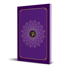 Load image into Gallery viewer, Crown Chakra Hardcover Journal 7.125&quot; x 10.25&quot; Blank, Lined, Graph, or Dot Grid
