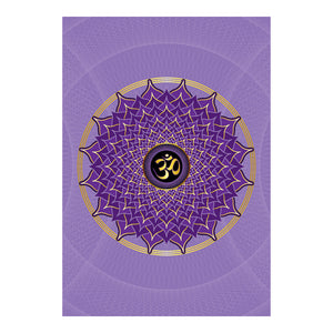 Crown Chakra Softcover Notebook Journal 7" x 10" Blank, Lined, Graph, or Dot Grid