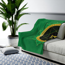 Load image into Gallery viewer, Heart Chakra Velveteen Plush Blanket
