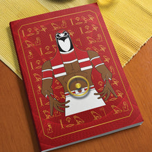Load image into Gallery viewer, Heru Horus Kemetic Egyptian Softcover Notebook Journal 7&quot; x 10&quot; Blank, Lined, Graph, or Dot Grid
