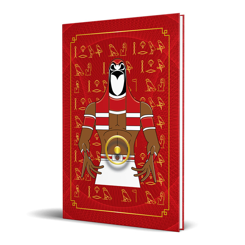 Heru Horus Kemetic Egyptian Hardcover Journal 7.125