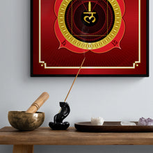 Load image into Gallery viewer, J-MAC Digital Art Root Chakra Square Fine Art Paper Poster Print
