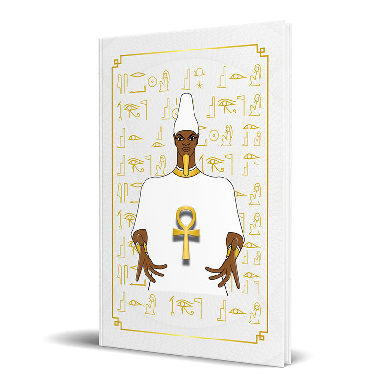 Ausar Osiris Kemetic Egyptian Hardcover Journal 7.125
