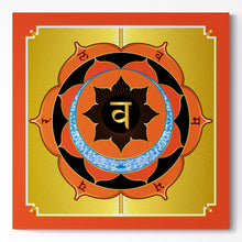 Load image into Gallery viewer, Sacral Chakra on Square Canvas
