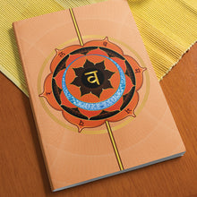 Load image into Gallery viewer, Sacral Chakra Softcover Notebook Journal 7&quot; x 10&quot; Blank, Lined, Graph, or Dot Grid

