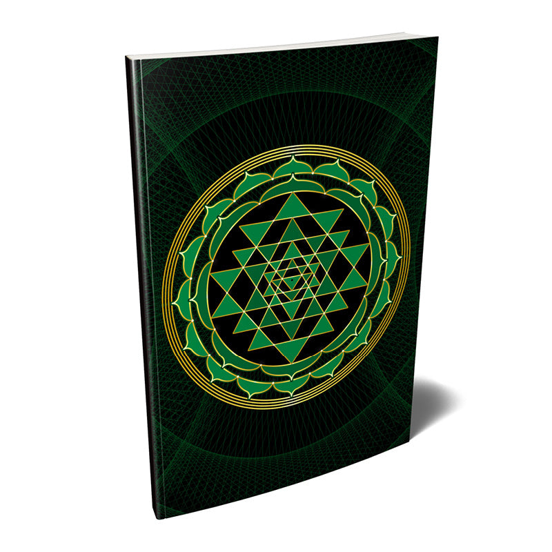 Sri Yantra Softcover Notebook Journal (Green) 7