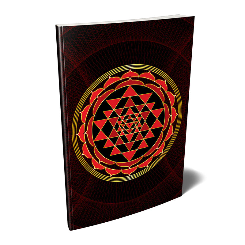 Sri Yantra Softcover Notebook Journal (Red) 7