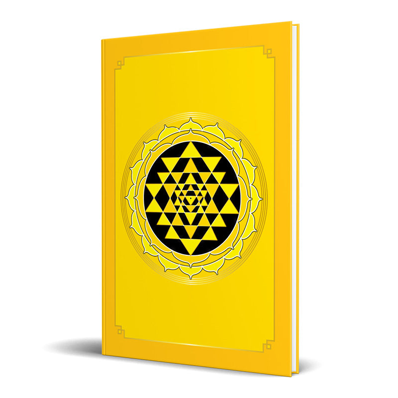 Sri Yantra Hardcover Journal (Yellow) 7.125