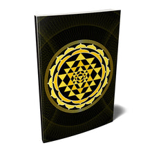 Load image into Gallery viewer, Sri Yantra Softcover Notebook Journal (Yellow) 7&quot; x 10&quot; Blank, Lined, Graph, or Dot Grid
