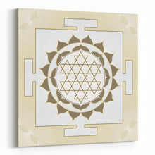 Load image into Gallery viewer, Sun (Surya) Yantra on Square Canvas
