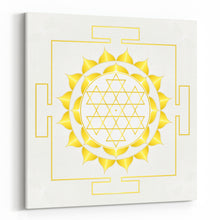 Load image into Gallery viewer, Sun (Surya) Yantra on Square Canvas
