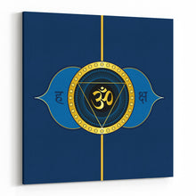 Load image into Gallery viewer, Third Eye Chakra Square Canvas Wall Art Decor
