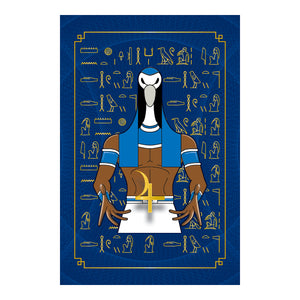 Tehuti Thoth Kemetic Egyptian Hardcover Journal 7.125" x 10.25" Blank, Lined, Graph, or Dot Grid