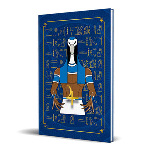Tehuti Thoth Kemetic Egyptian Hardcover Journal 7.125" x 10.25" Blank, Lined, Graph, or Dot Grid